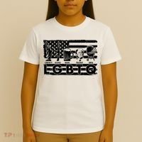 LGBTQ USA Flag Liberty Guns Beer Trump BBQ T-Shirt thumb 4