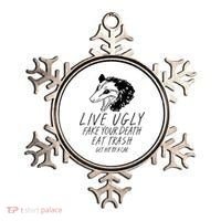 Live Ugly Fake Your Death Eat Trash Get Hit By A Car Opossum Ornament thumb 0