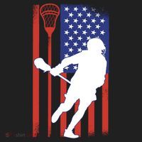 Lacrosse Usa Flag Women's Sweatshirt thumb 2