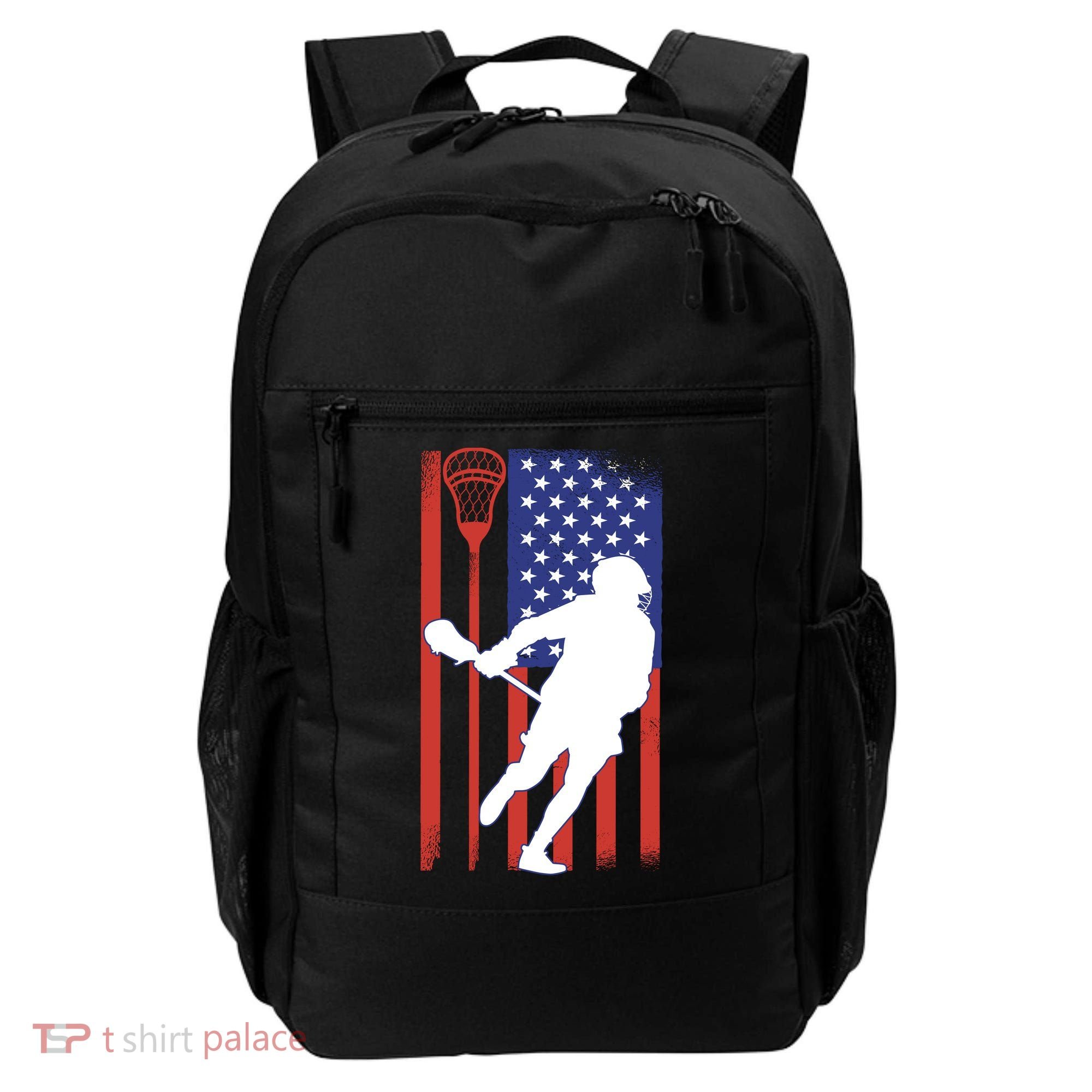 Lacrosse Usa Flag Backpack