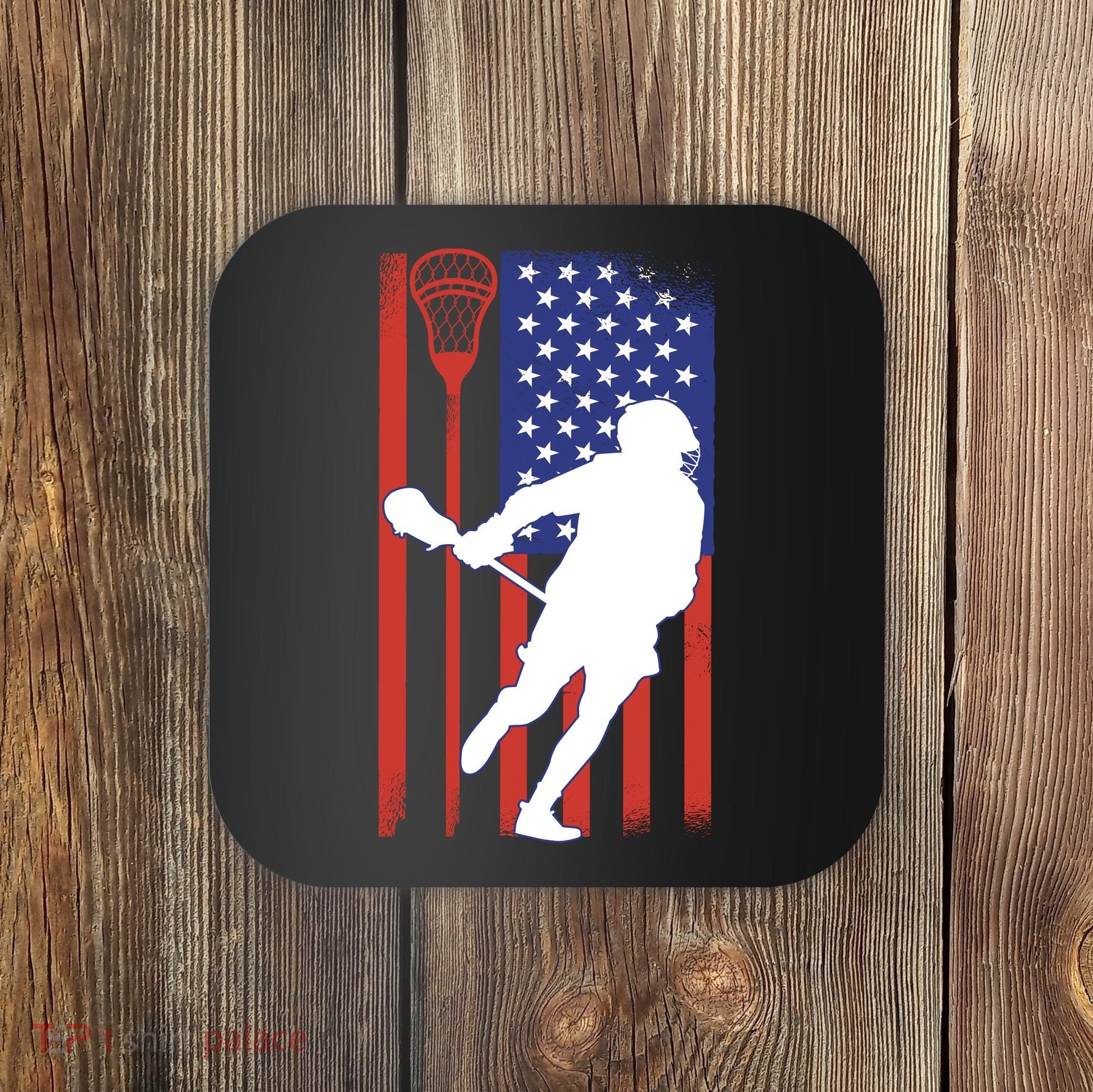 Lacrosse Usa Flag Coaster