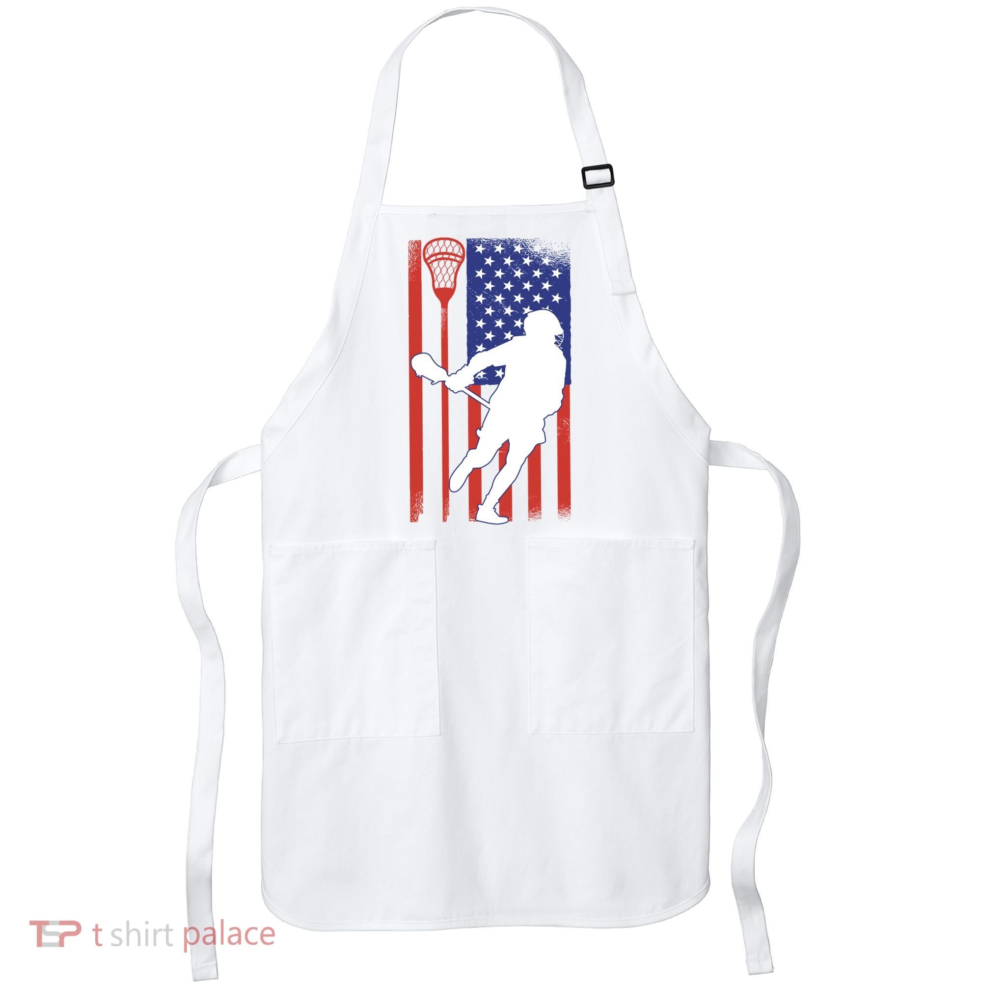 Lacrosse Usa Flag Apron