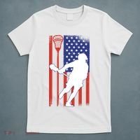 Lacrosse Usa Flag T-Shirt thumb 5