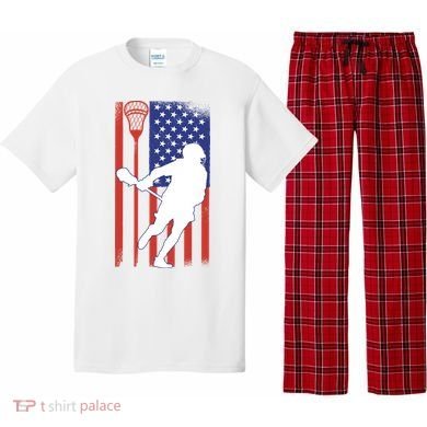Lacrosse Usa Flag Pajama Set