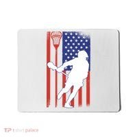 Lacrosse Usa Flag Mousepad thumb 0