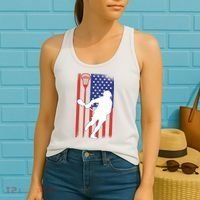 Lacrosse Usa Flag Women's Tank Top thumb 2