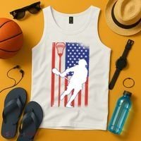 Lacrosse Usa Flag Tank Top thumb 4