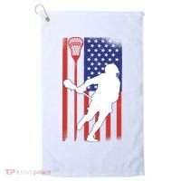 Lacrosse Usa Flag Golf Towel thumb 0