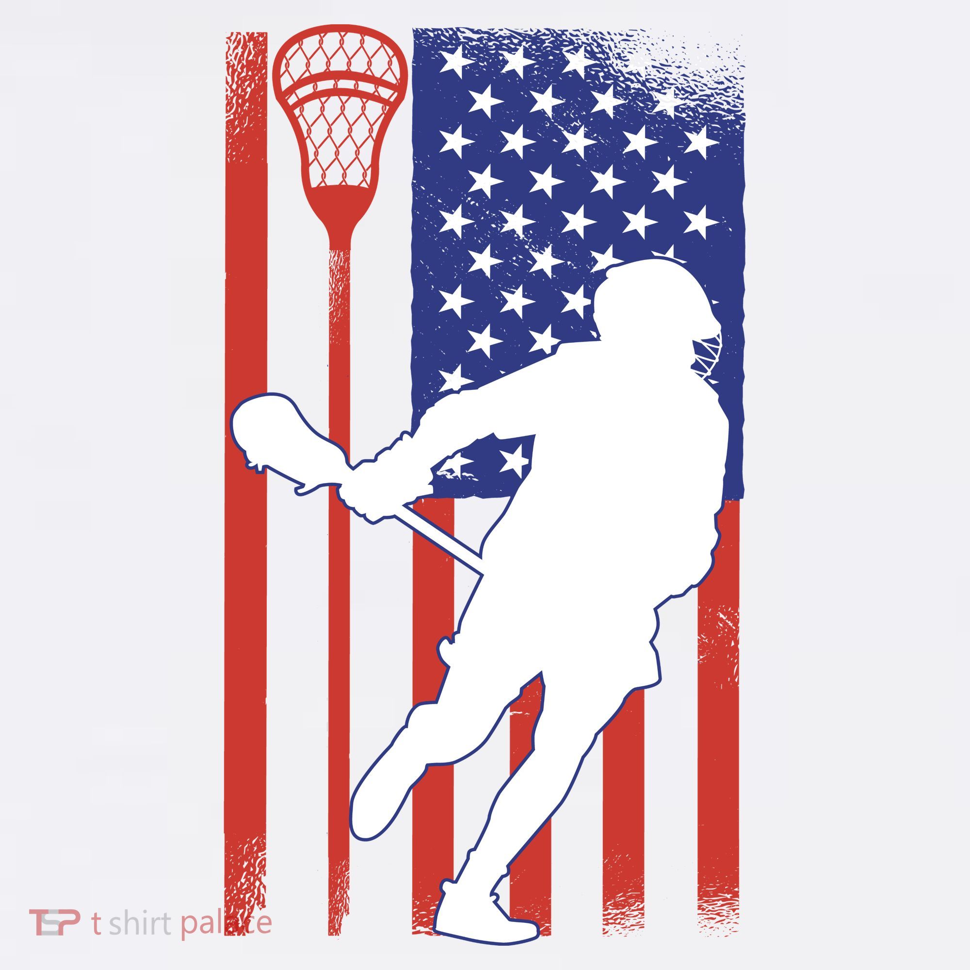 Lacrosse Usa Flag Visor