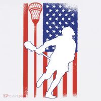Lacrosse Usa Flag Kids Sweatshirt thumb 2