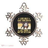 Live Ugly Fake Your Death Eat Trash Get Hit By A Car Opossum Ornament thumb 0