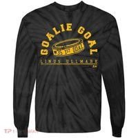 Linus Ullmark Goalie Goal Boston Hockey Tie-Dye Long Sleeve Shirt thumb 0