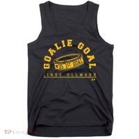 Linus Ullmark Goalie Goal Boston Hockey Tank Top thumb 0