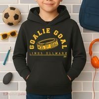 Linus Ullmark Goalie Goal Boston Hockey Kids Hoodie thumb 2