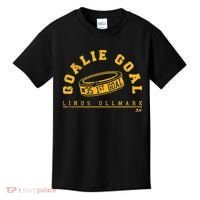 Linus Ullmark Goalie Goal Boston Hockey Kids T-Shirt thumb 0