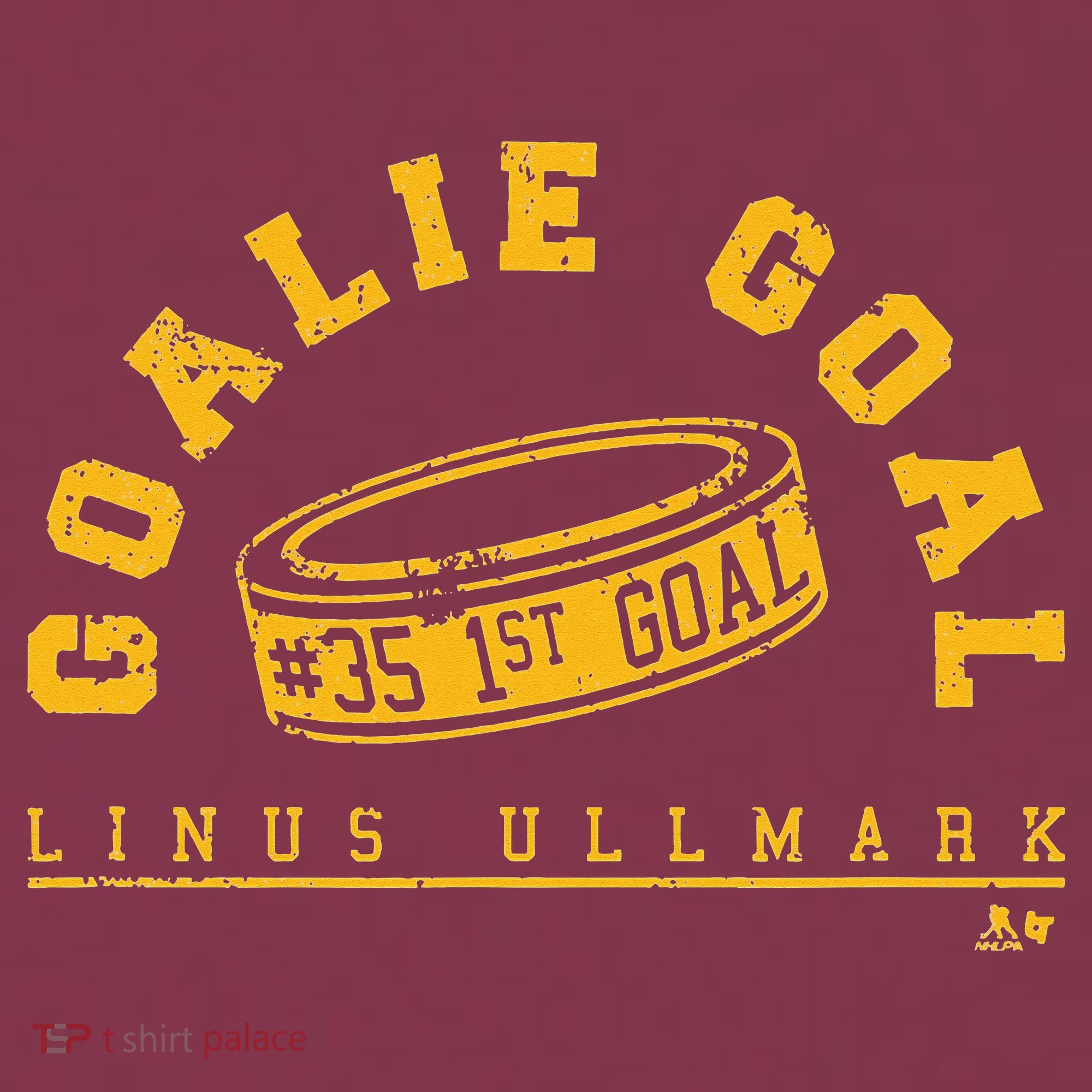 Linus Ullmark Goalie Goal Boston Hockey 16oz Travel Tumbler