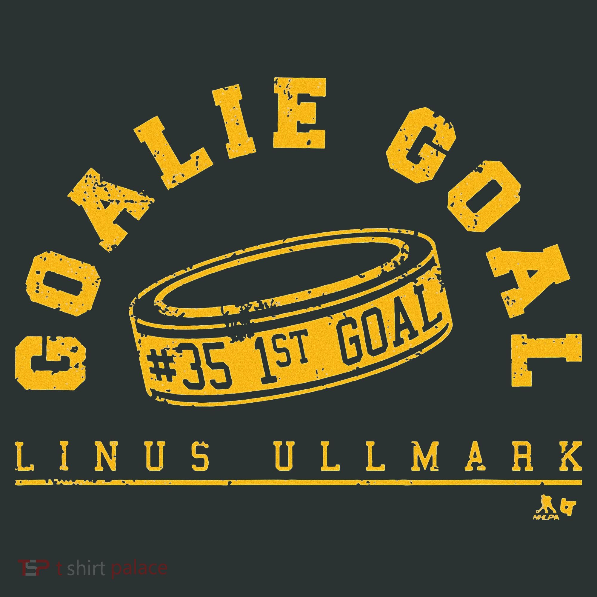 Linus Ullmark Goalie Goal Boston Hockey Infant Baby Jersey Bodysuit