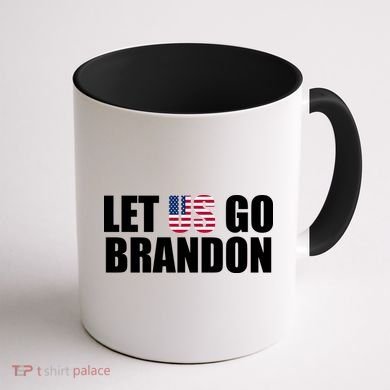 Let Us Go Brandon, Funny Anti Biden Chant Let's Go Brandon Coffee Mug back