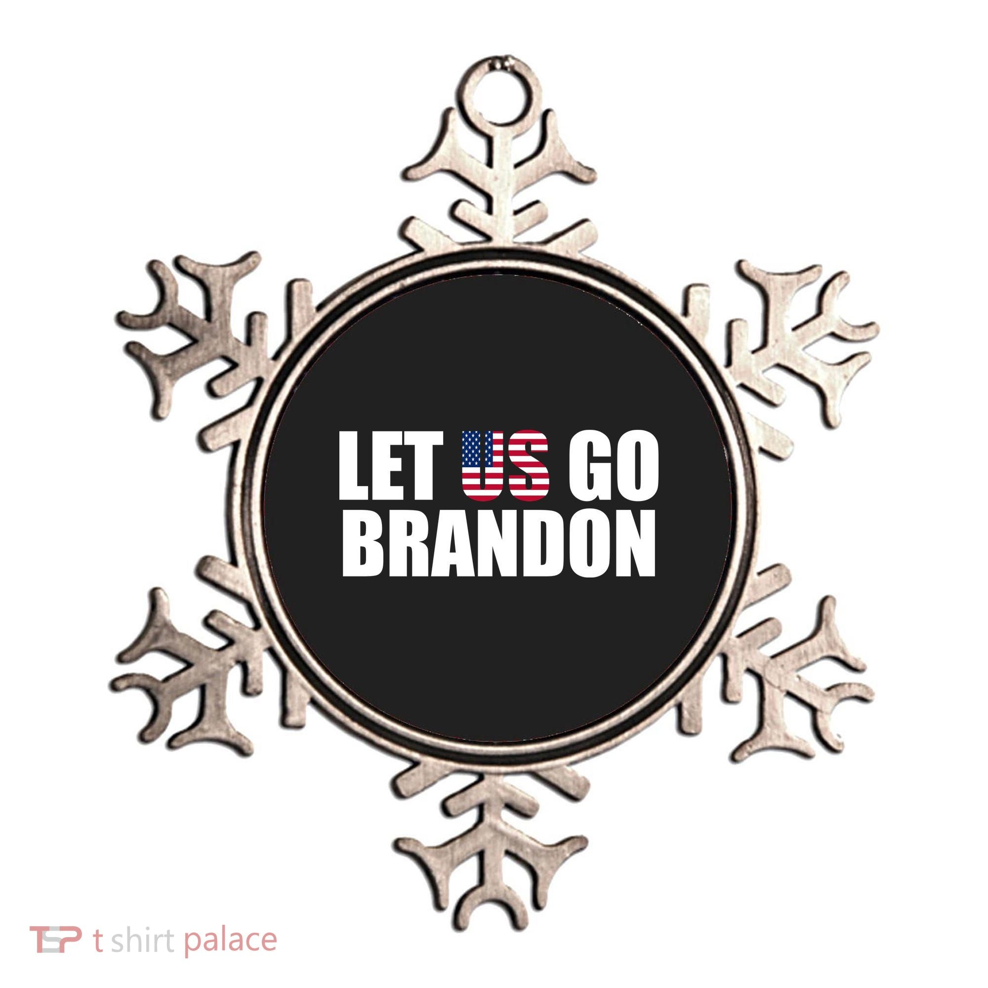 Let Us Go Brandon, Funny Anti Biden Chant Let's Go Brandon Ornament