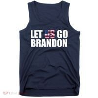 Let Us Go Brandon, Funny Anti Biden Chant Let's Go Brandon Tank Top thumb 0
