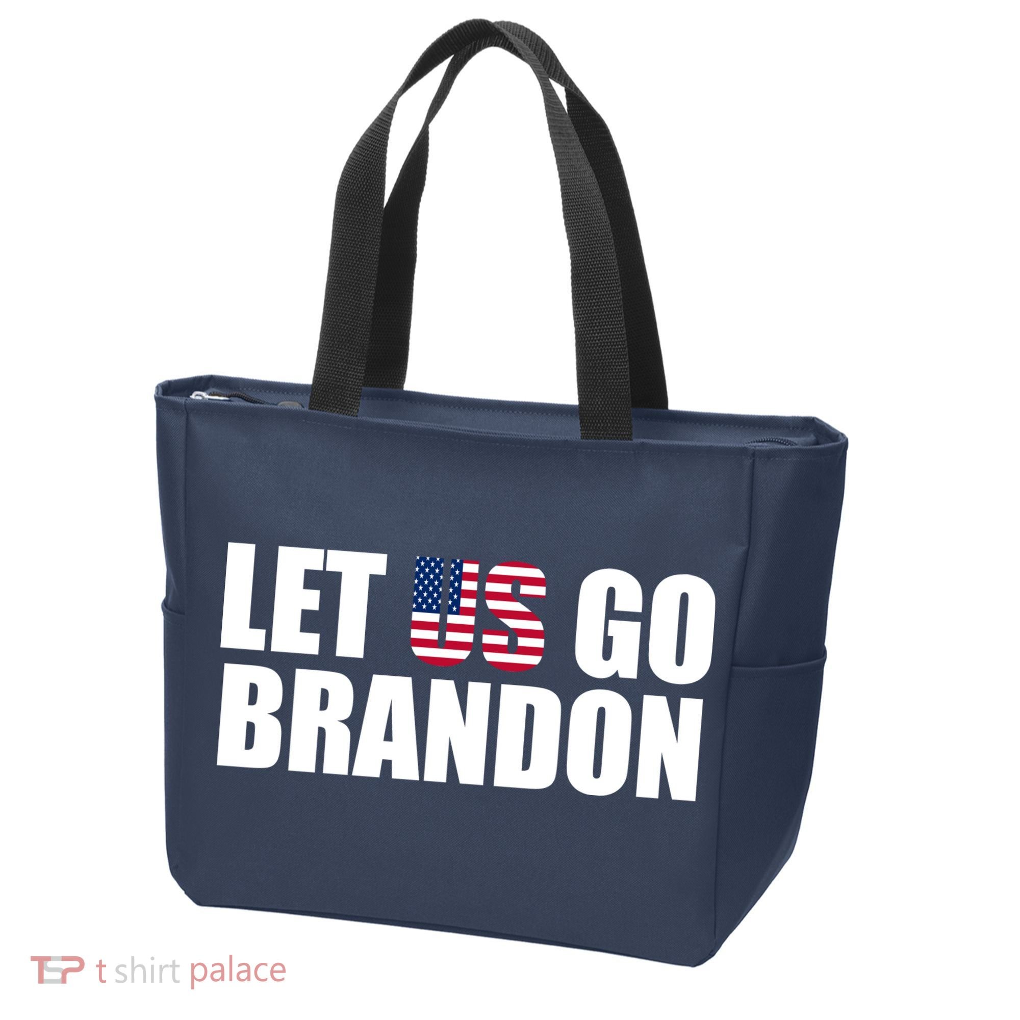 Let Us Go Brandon, Funny Anti Biden Chant Let's Go Brandon Tote Bag