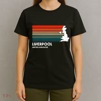 Liverpool United Kingdom Retro Vintage Style Uk Graphic T-Shirt thumb 4