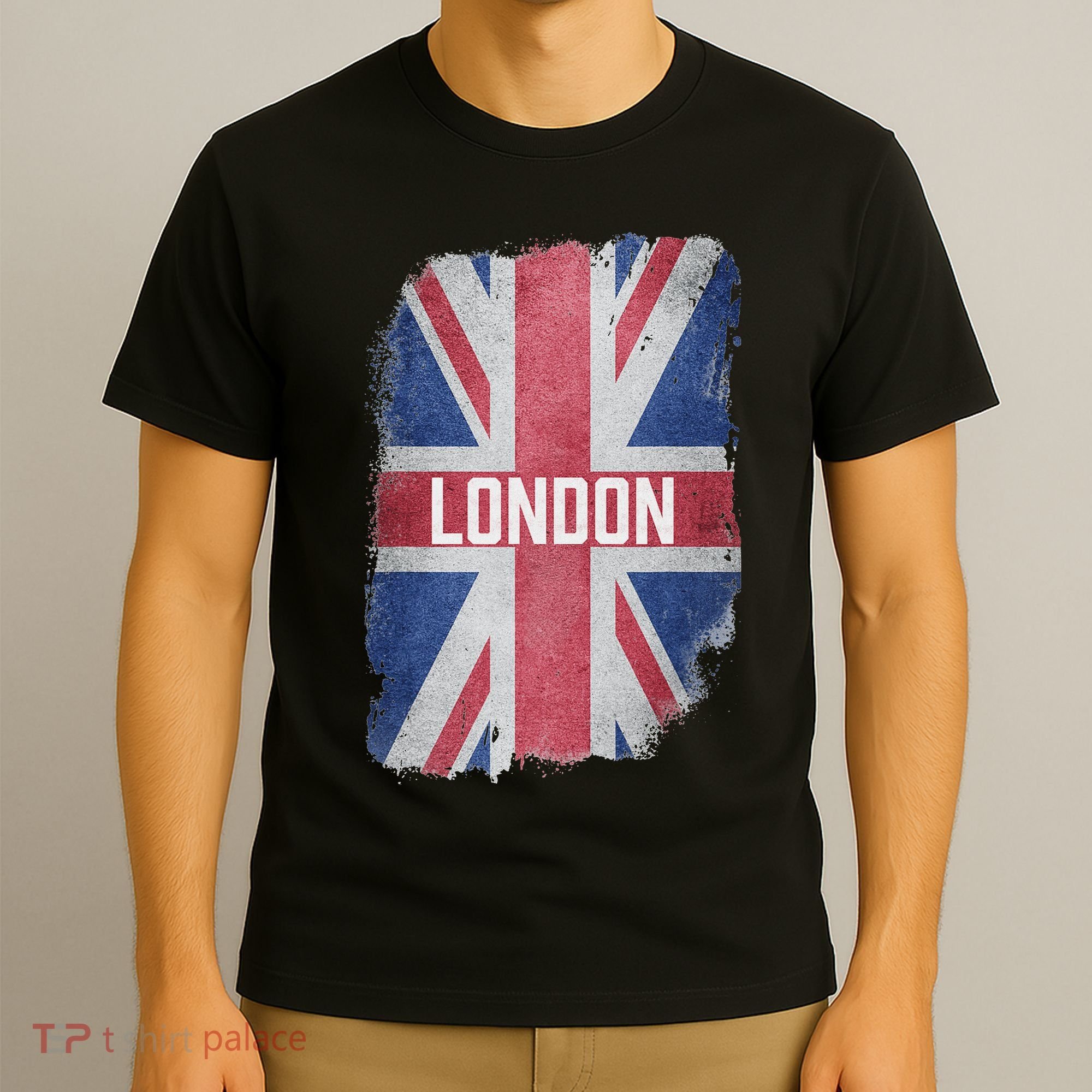 London United Kingdom British Flag Vintage Uk Souvenir T-Shirt