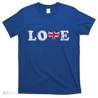 Love United Kingdom Union Jack Flag Heart Family Home Gift T-Shirt thumb 0