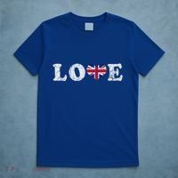 Love United Kingdom Union Jack Flag Heart Family Home Gift T-Shirt thumb 5