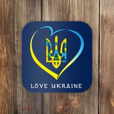 Love Ukrainian Coaster