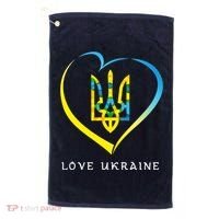 Love Ukrainian Golf Towel thumb 0
