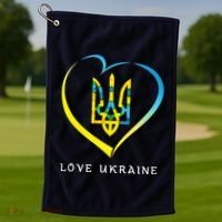 Love Ukrainian Golf Towel thumb 1