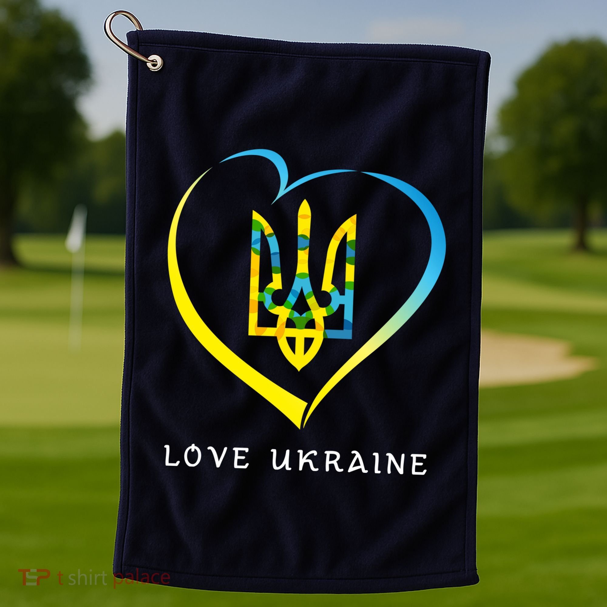 Love Ukrainian Golf Towel