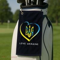 Love Ukrainian Golf Towel thumb 2