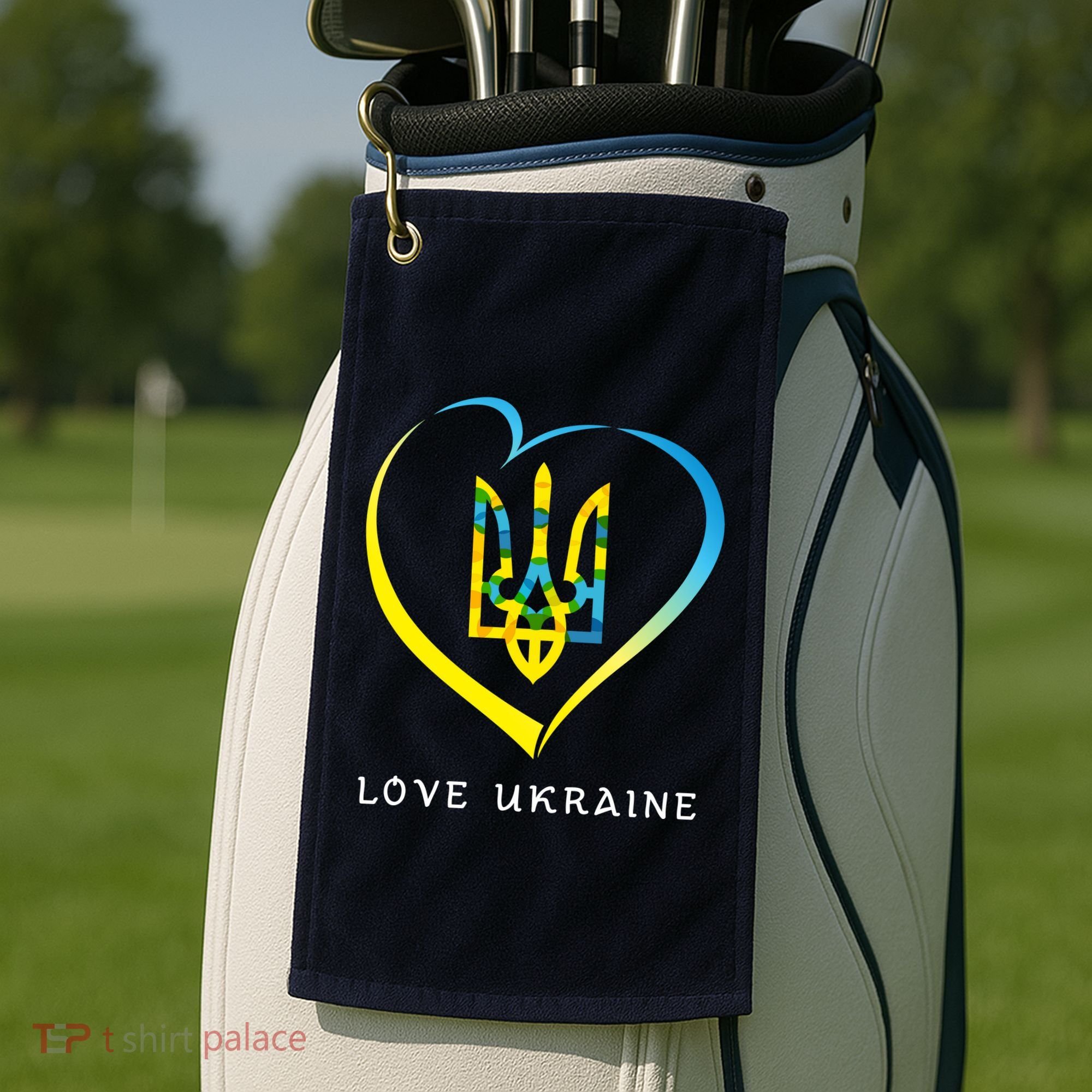 Love Ukrainian Golf Towel