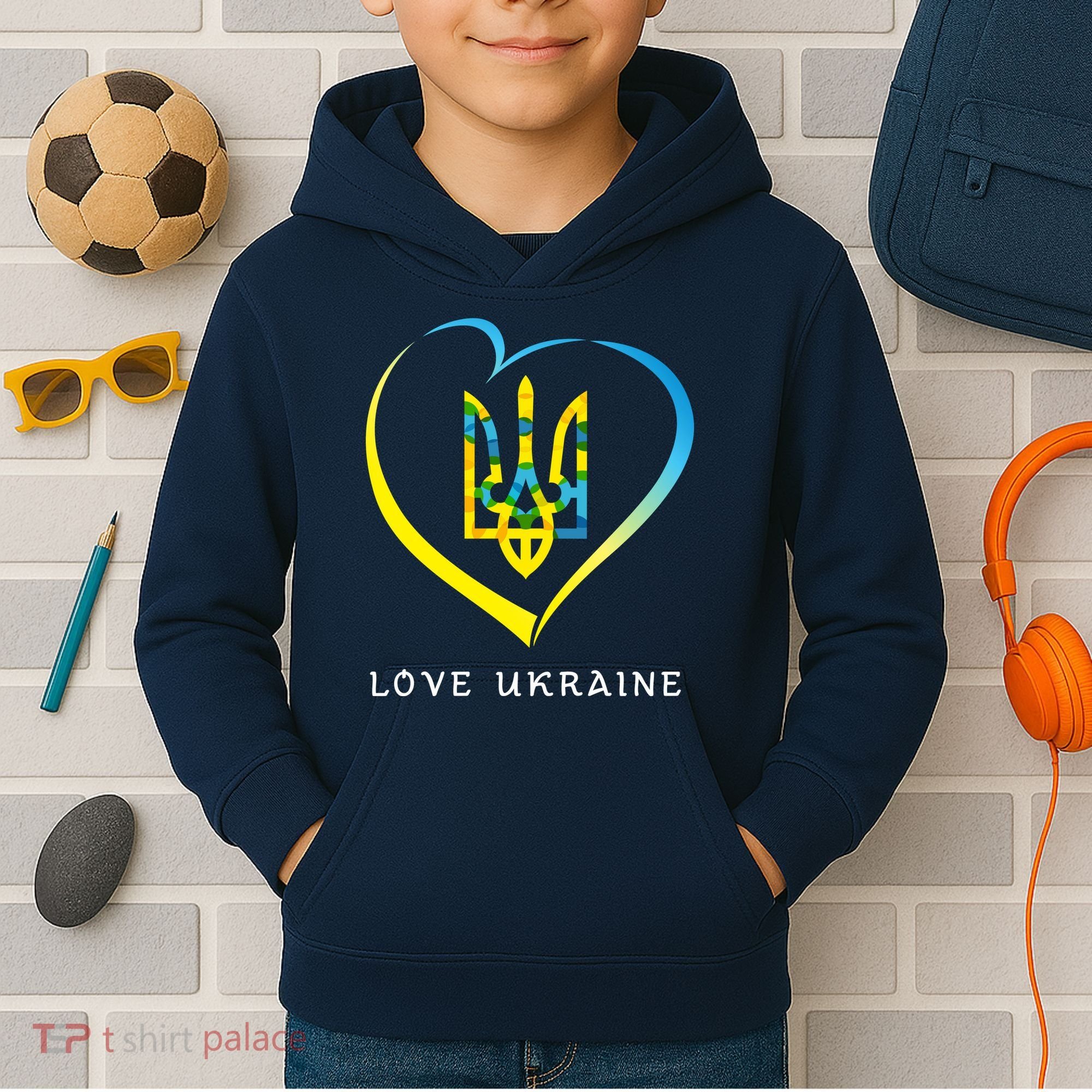 Love Ukrainian Kids Hoodie
