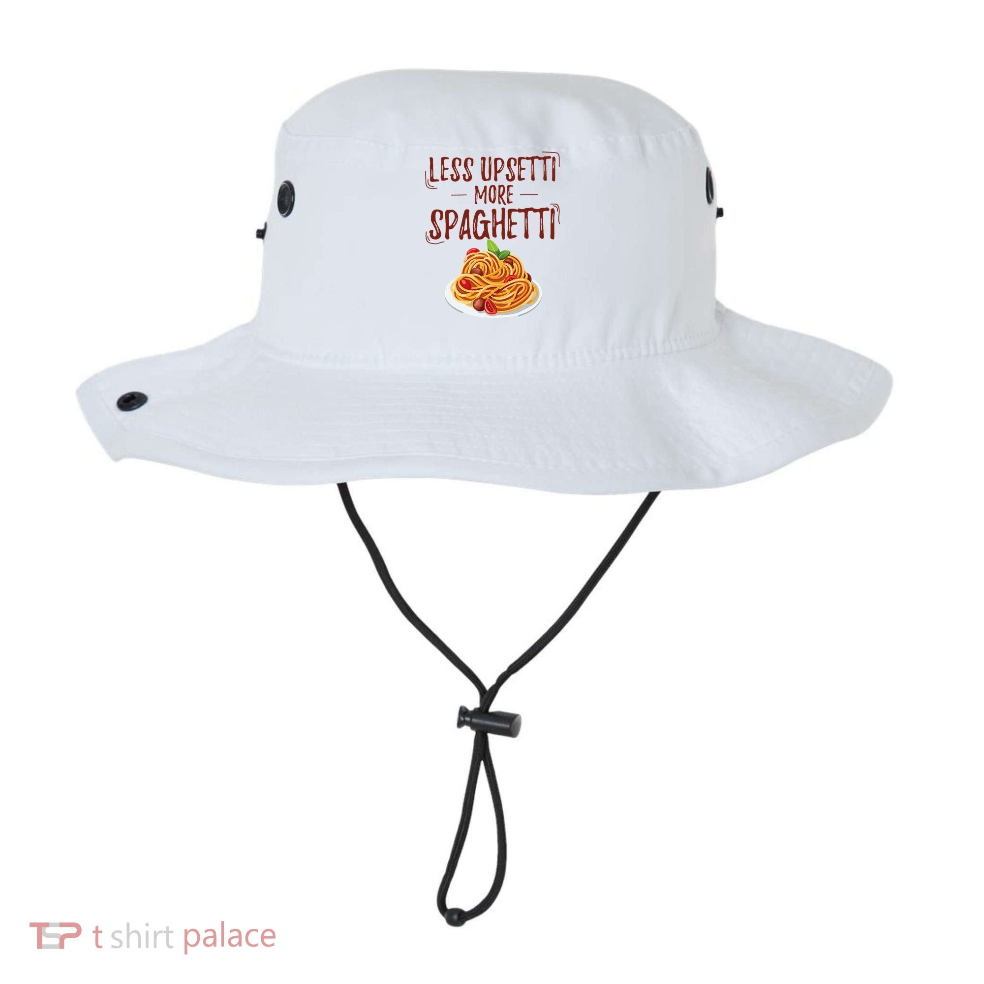 Less Upsetti More Spaghetti Pasta Lover Bucket Hat