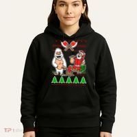 Lumberjack Santa Ugly Christmas Sweater Hoodie thumb 5