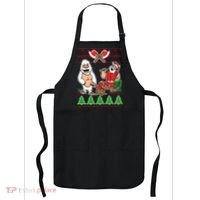 Lumberjack Santa Ugly Christmas Sweater Apron thumb 0