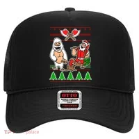 Lumberjack Santa Ugly Christmas Sweater Hat thumb 0