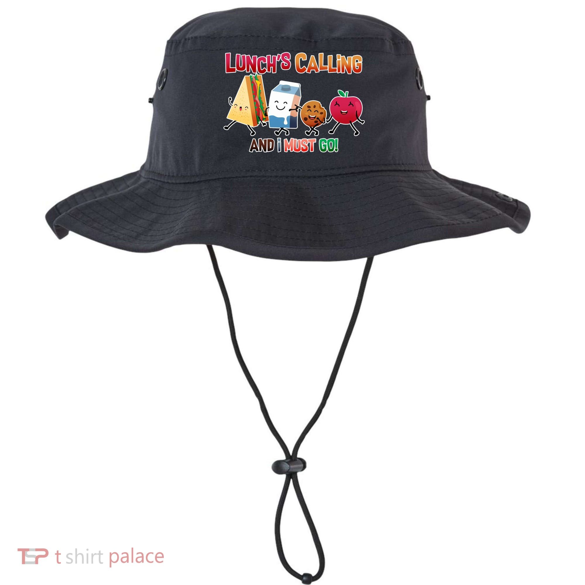 Lunch Is Calling And I Must Go Bucket Hat