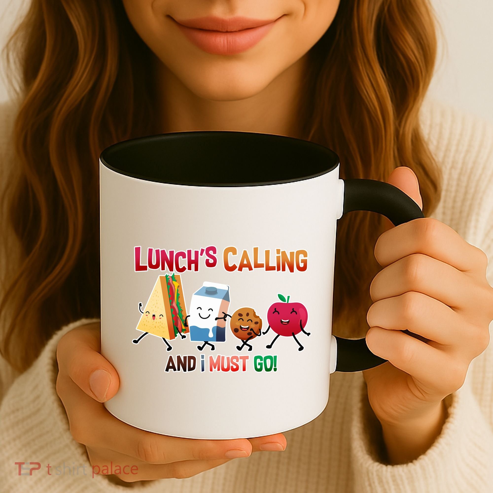 Lunch Is Calling And I Must Go Coffee Mug