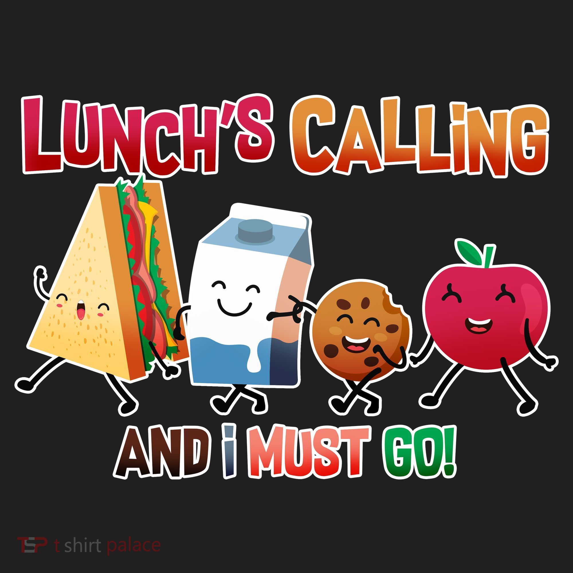 Lunch Is Calling And I Must Go Golf Towel