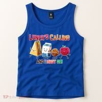 Lunch Is Calling And I Must Go Tank Top thumb 2
