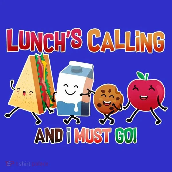 Lunch Is Calling And I Must Go Visor