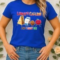 Lunch Is Calling And I Must Go Women's T-Shirt thumb 2