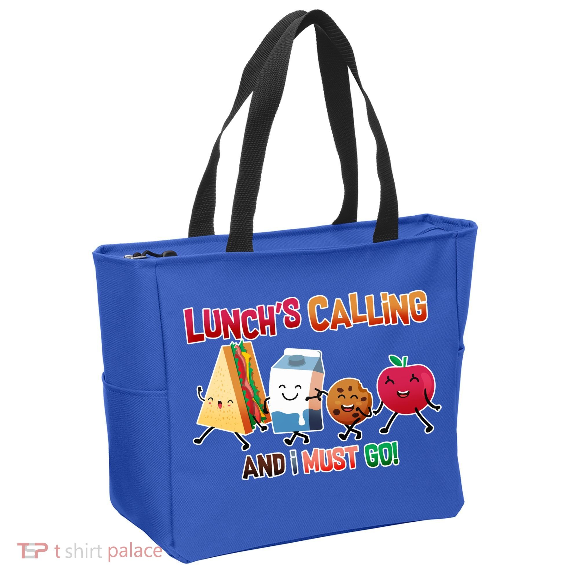 Lunch Is Calling And I Must Go Tote Bag