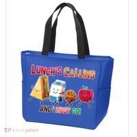 Lunch Is Calling And I Must Go Tote Bag thumb 3