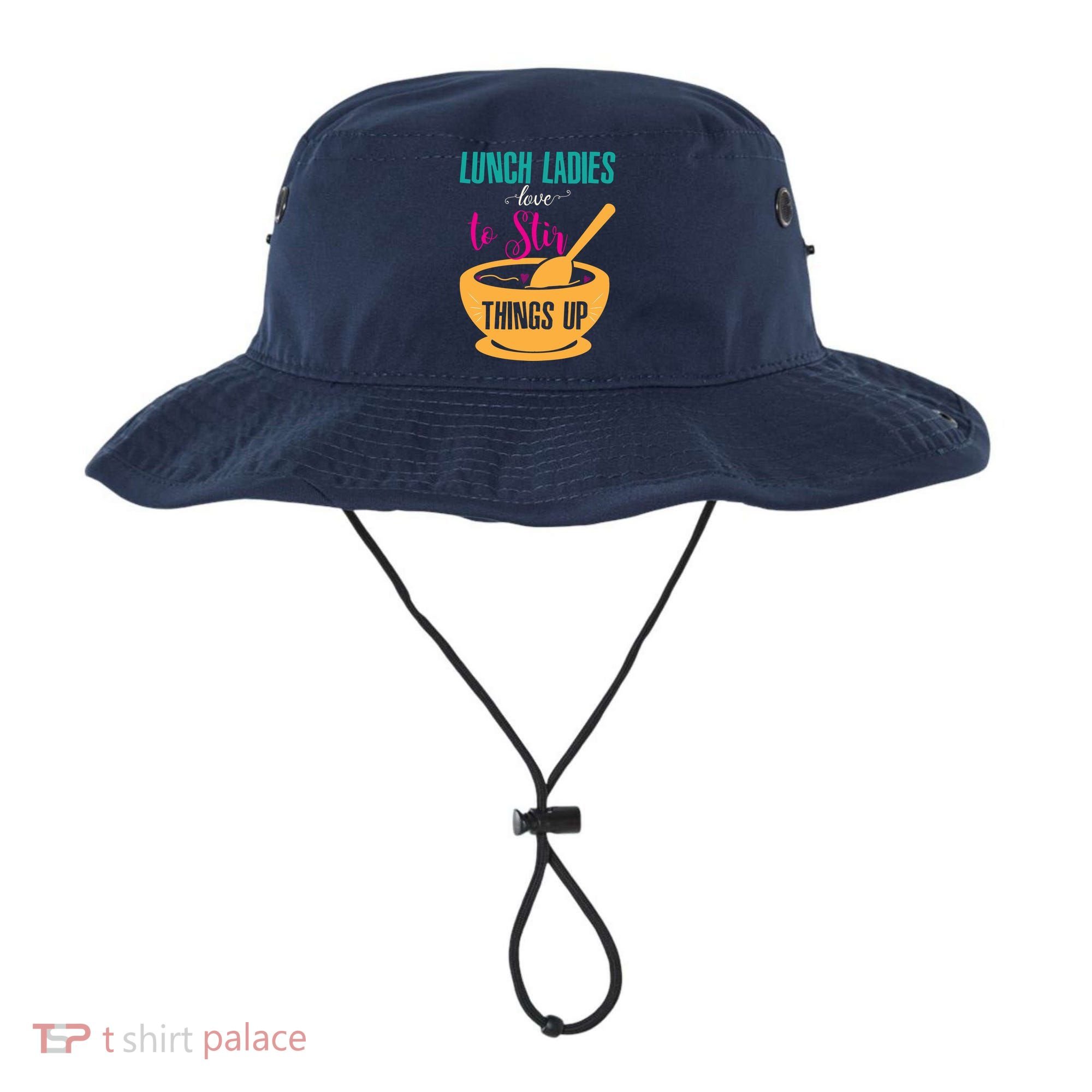 Lunch Ladies Love To Stir Things Up Bucket Hat