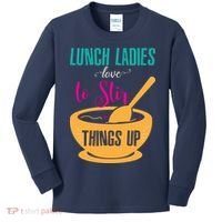 Lunch Ladies Love To Stir Things Up Kids Long Sleeve Shirt thumb 0